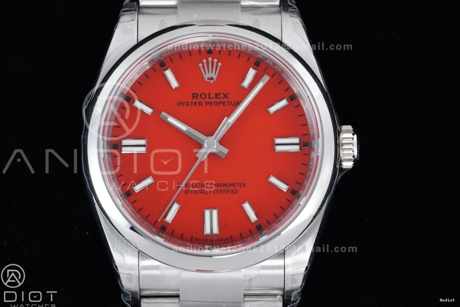 VSF Perpetual Dial V2 DD3230 Red Steel 126000 1:1 Oyster Best 904L 36mm Edition 1123